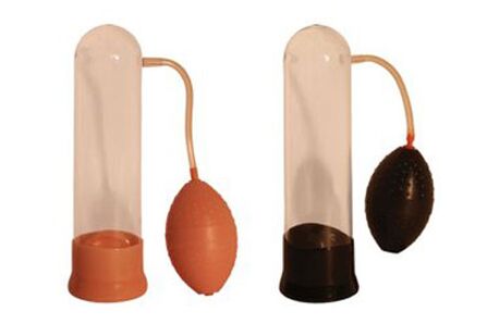 Vakuumna -Pumpe - ein Gerät, um den Penis zu erhöhen